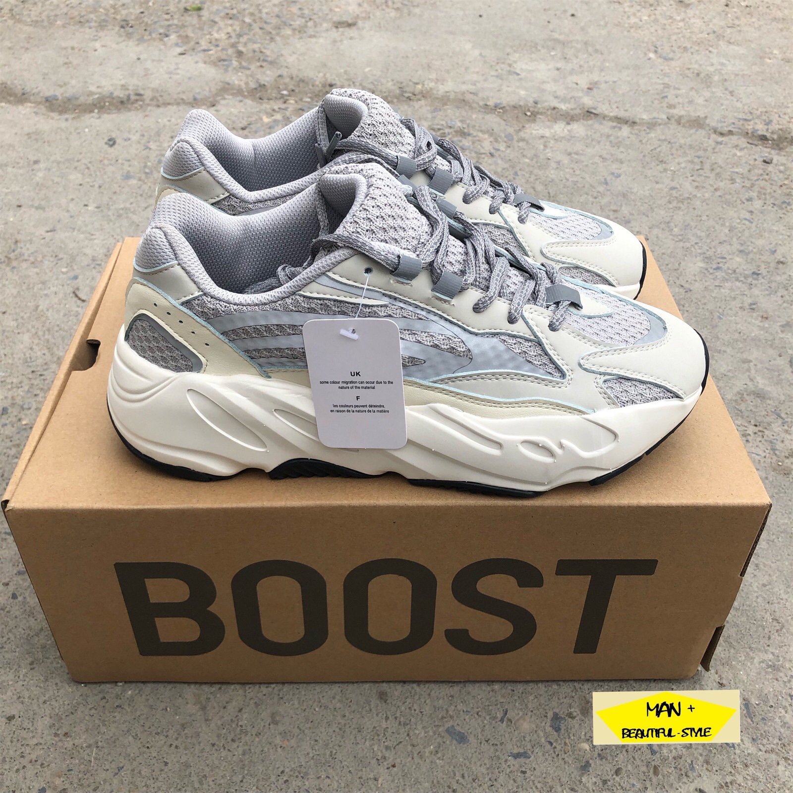 (GIÀY PHẢN QUANG) giày thể thao sneaker YEEZY BOOST 700 static