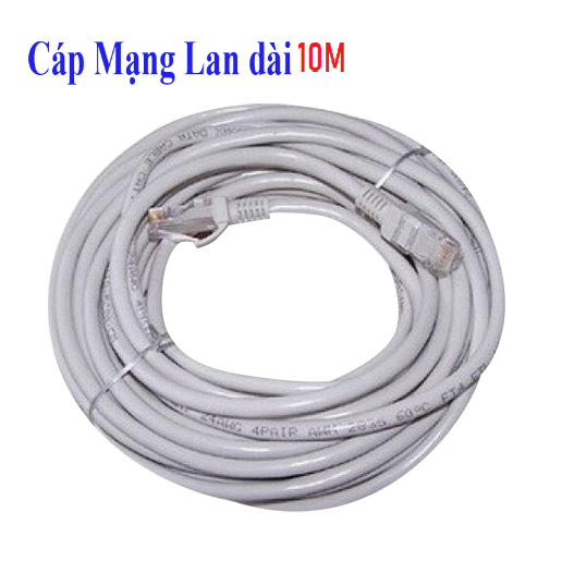 Cáp mạng LAN đúc sẵn 2 đầu dài 10 Mét