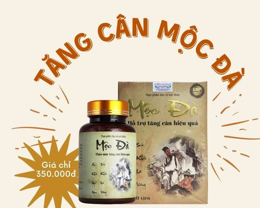 Tăng cân mộc đà hộp 60v giá ưu đãi
