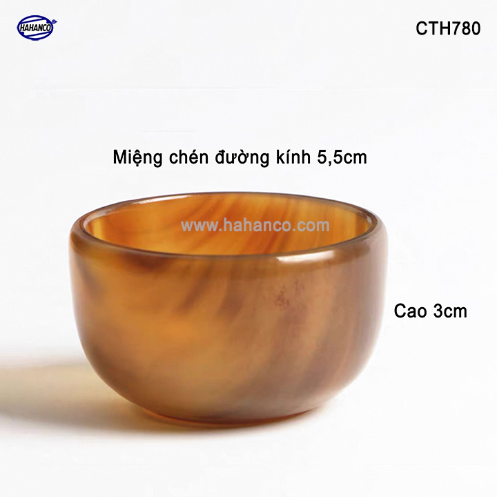 Chén sừng Trâu, uống trà thanh lọc giải độc và nhiệt - CTH780 - HAHANCO