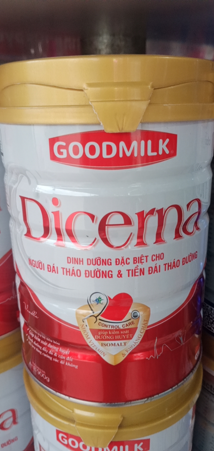 sữa GOODMILK Dicerna ( dành cho người tiểu đường ) lon 900g .