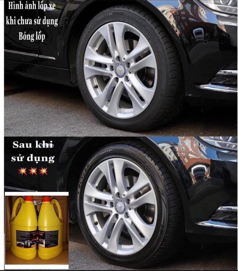 Dung dịch dưỡng bóng lốp 3DM