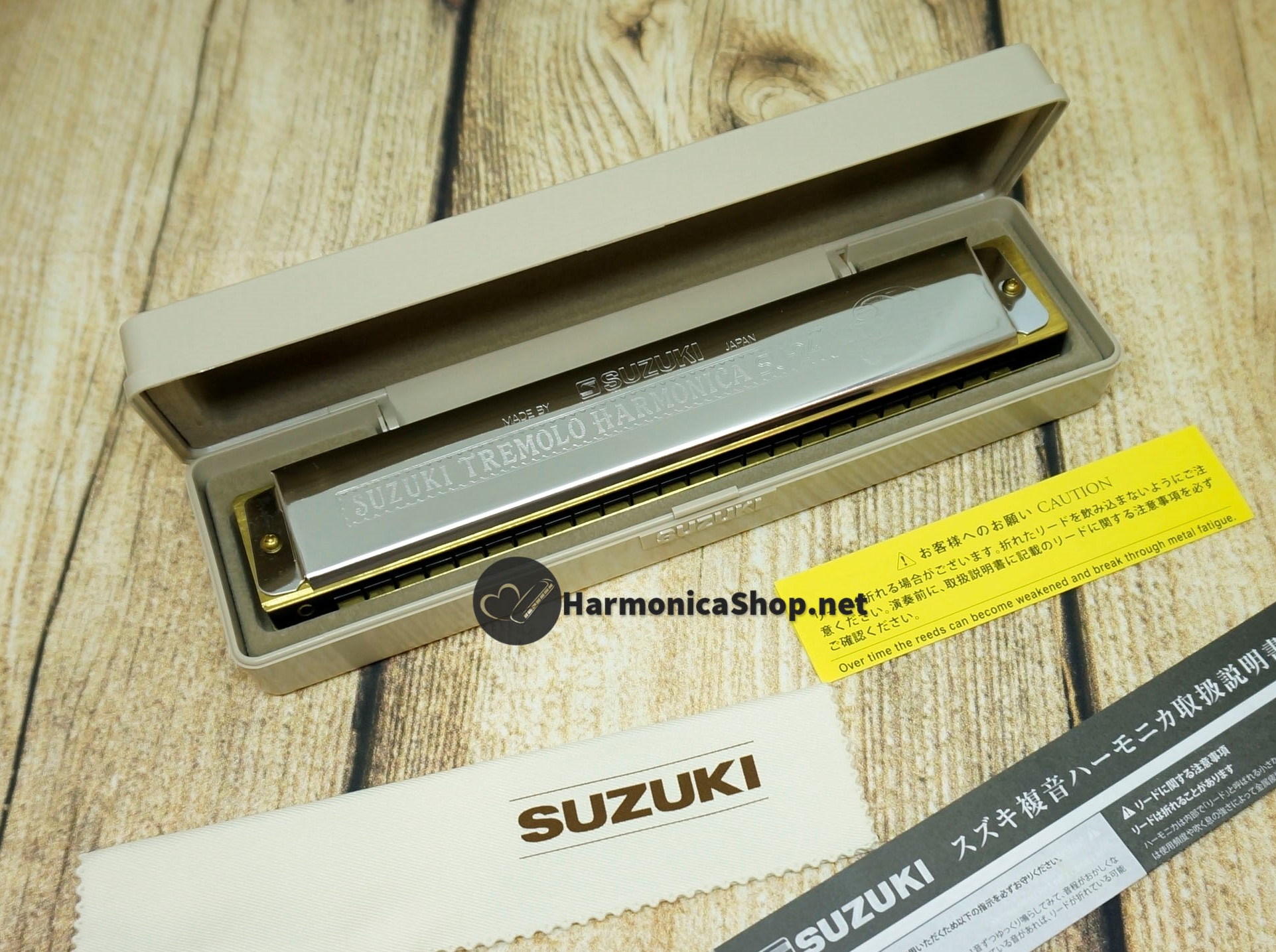🎶 Kèn Harmonica 24 lỗ 🎵 Hàng Nhật Suzuki Tremolo 2-Timer SU-24