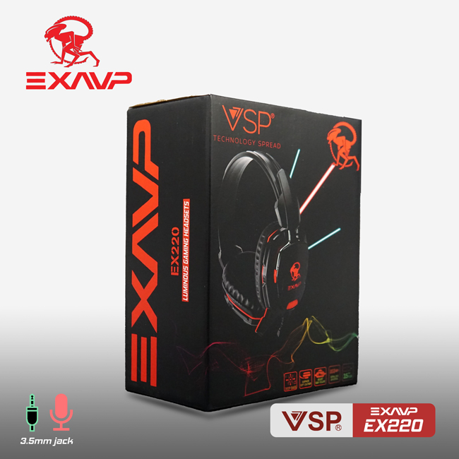 [HCM]Tai Nghe EXAVP EX220 LED Gaming