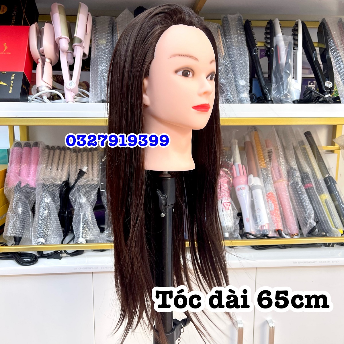Đầu canh học cắt tóc MX01 tóc dày mượt