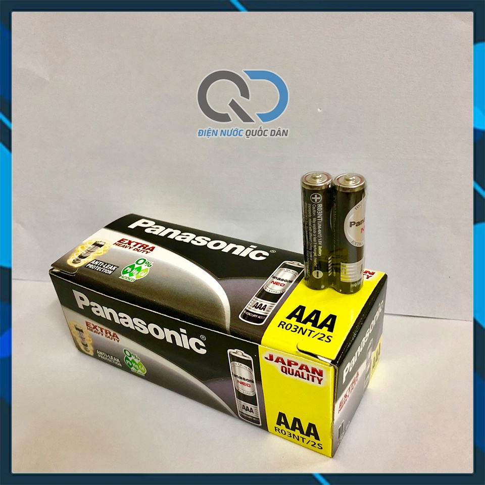 Pin 3A Panasonic R03NT/2S chính hãng – Pin đũa đen AAA