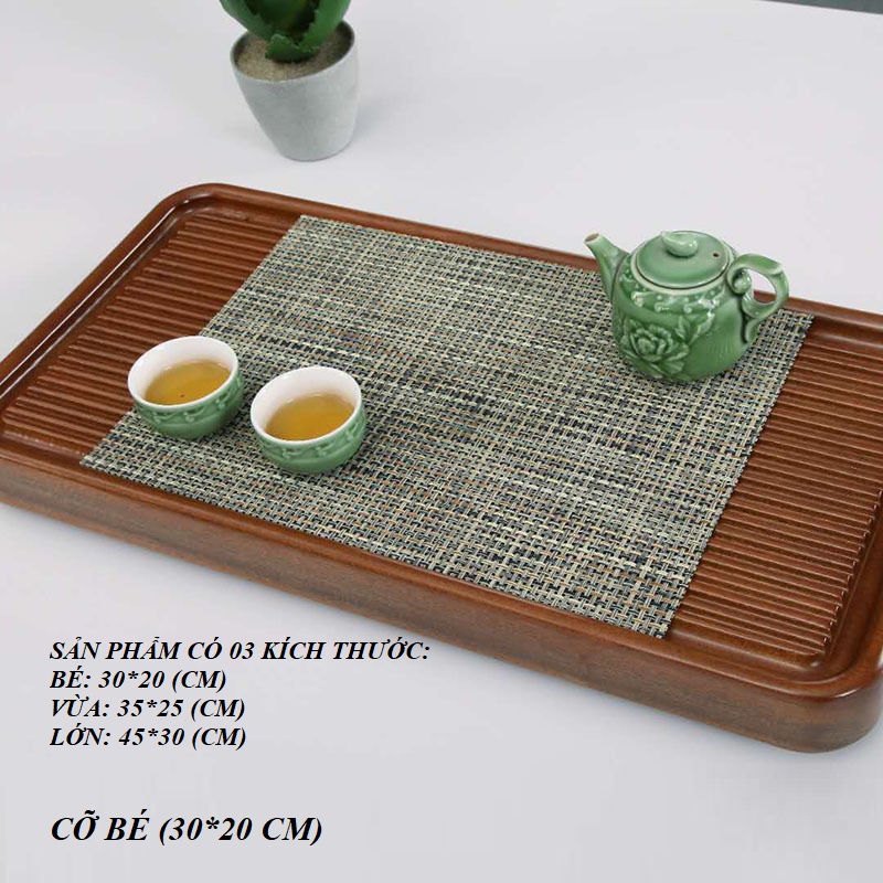 Chiếu trải bàn trà đạo 45*30 cm