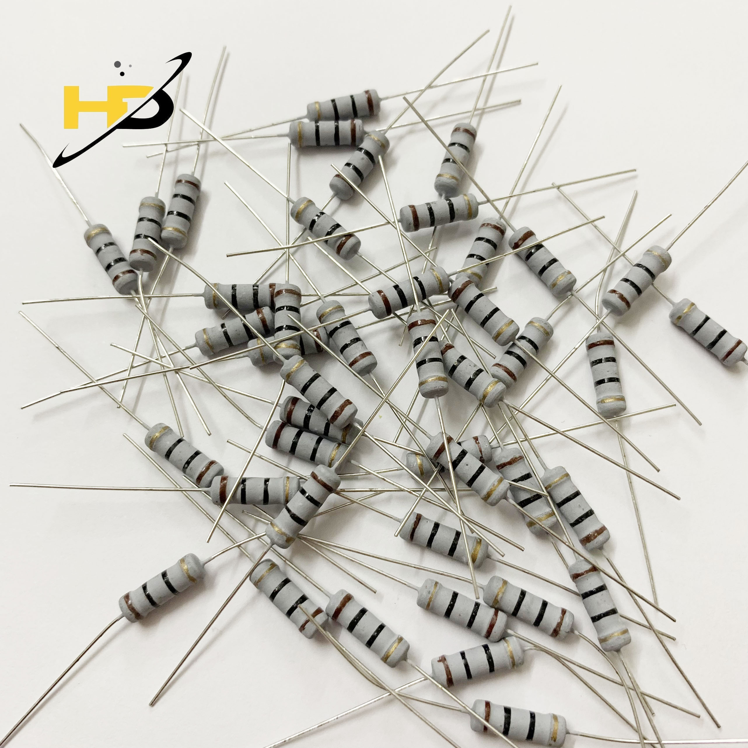 Điện trở vạch 5% 10r công suất 1w