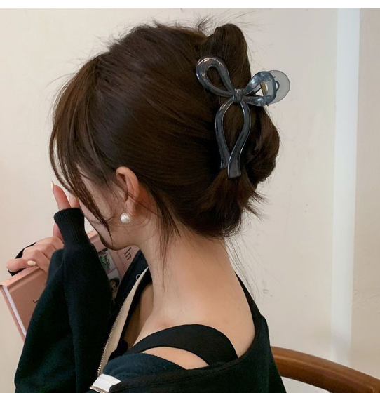 Kẹp Tóc Hình Nơ Phong Cách Hàn Quốc