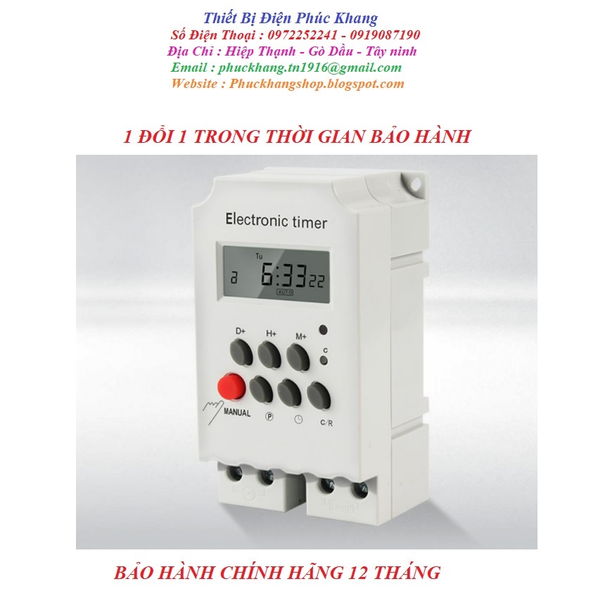 Timer hẹn giờ KG316T2. Rơle thời gian 24h