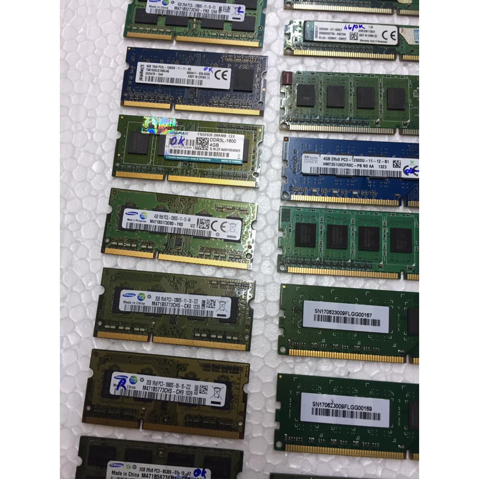 RAM DDR3 PC LAPTOP 1G BUS 1066 / 1333