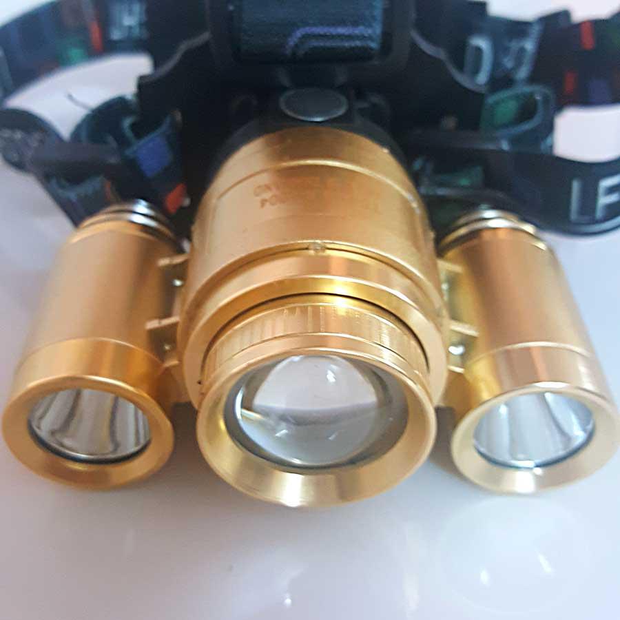 [HCM]Đèn Đội Đầu 3 Bóng Siêu Sáng Cao Cấp