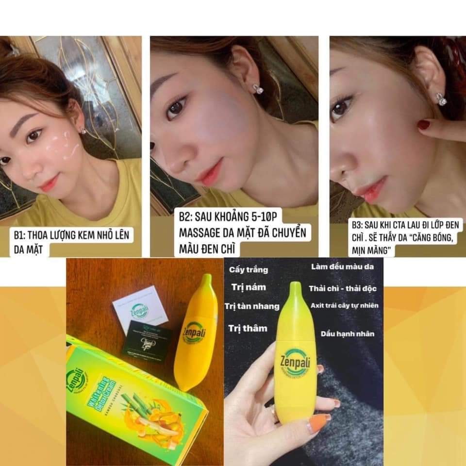 Chuối Cấy Trắng Thải Chì Detox ZENPALI a
