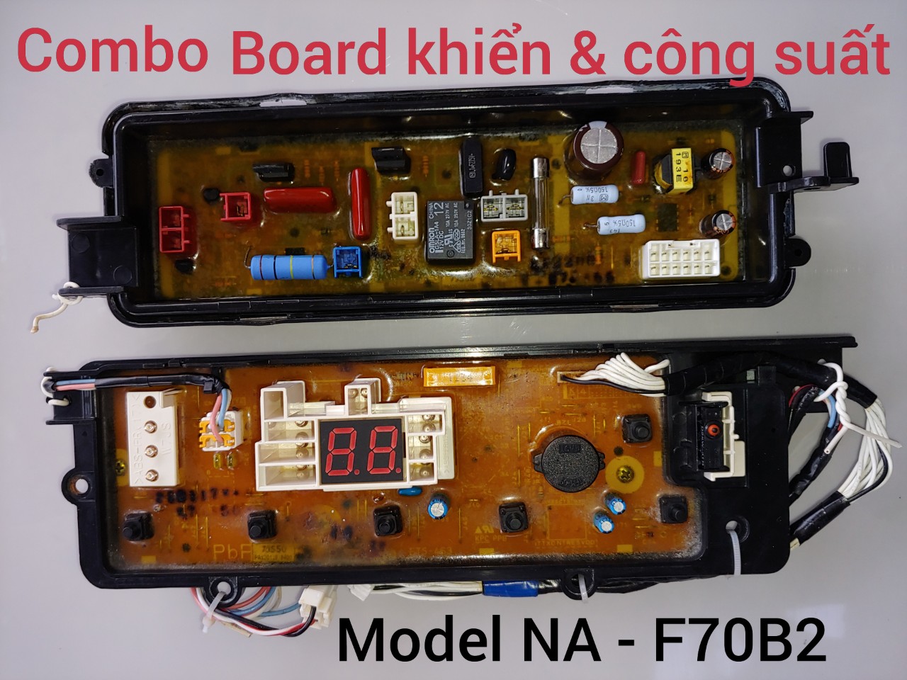 combo board khiển & công suất máy giặt Panassonic NA - F70B2