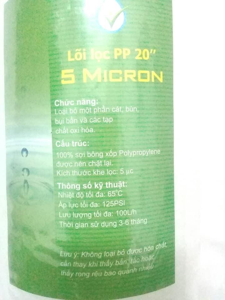 Lõi lọc PP 20 inch béo -MH