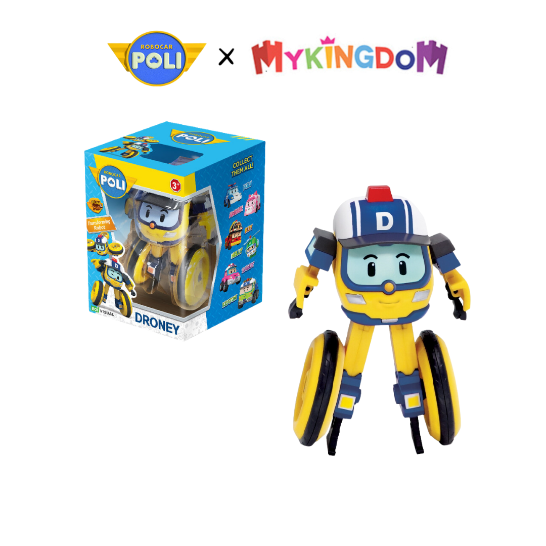 Đồ chơi robot biến hình máy bay cứu hộ droney robocar poli mrt0656