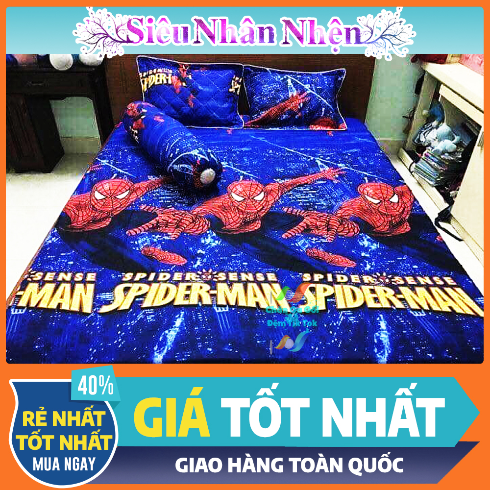 Ga Giường Siêu Nhân Nhện dành cho các Bé - Đủ mọi kích thước