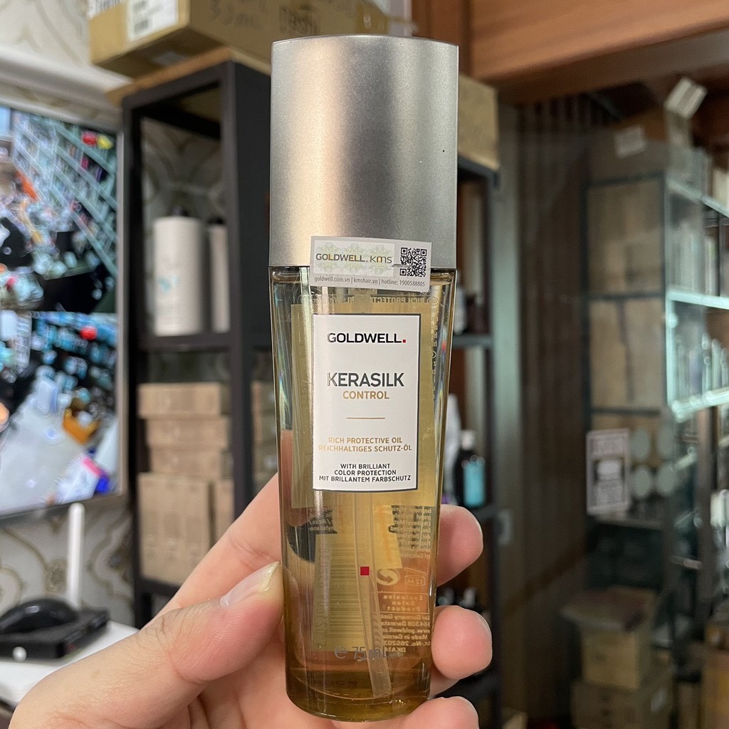 [HCM]Tinh dầu dưỡng tóc Goldwell Kerasilk Control Oil 75ml