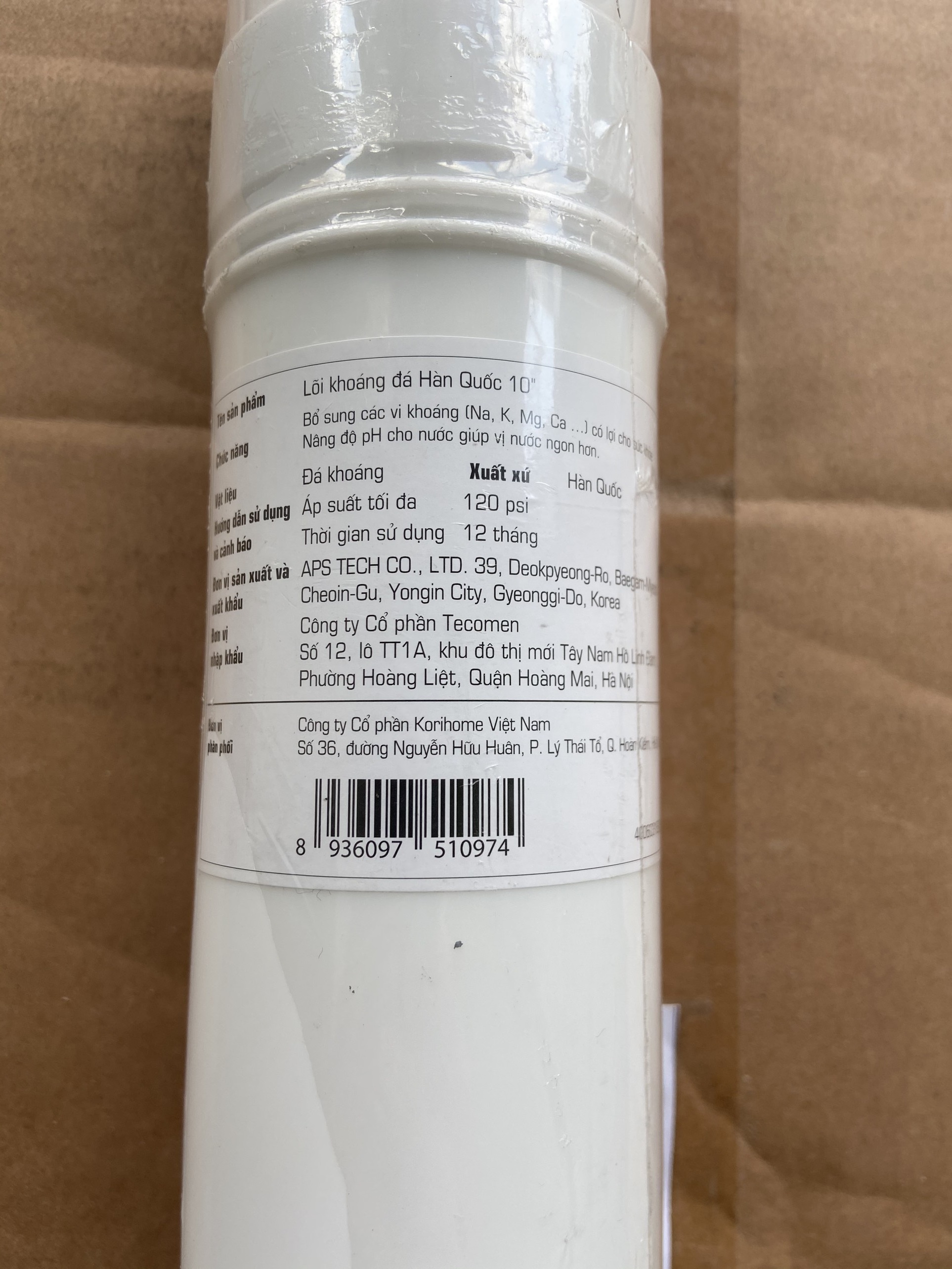 Lõi Lọc Nước Korihome - Mineral