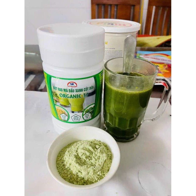 Bột rau má đậu xanh cốt dừa 500g