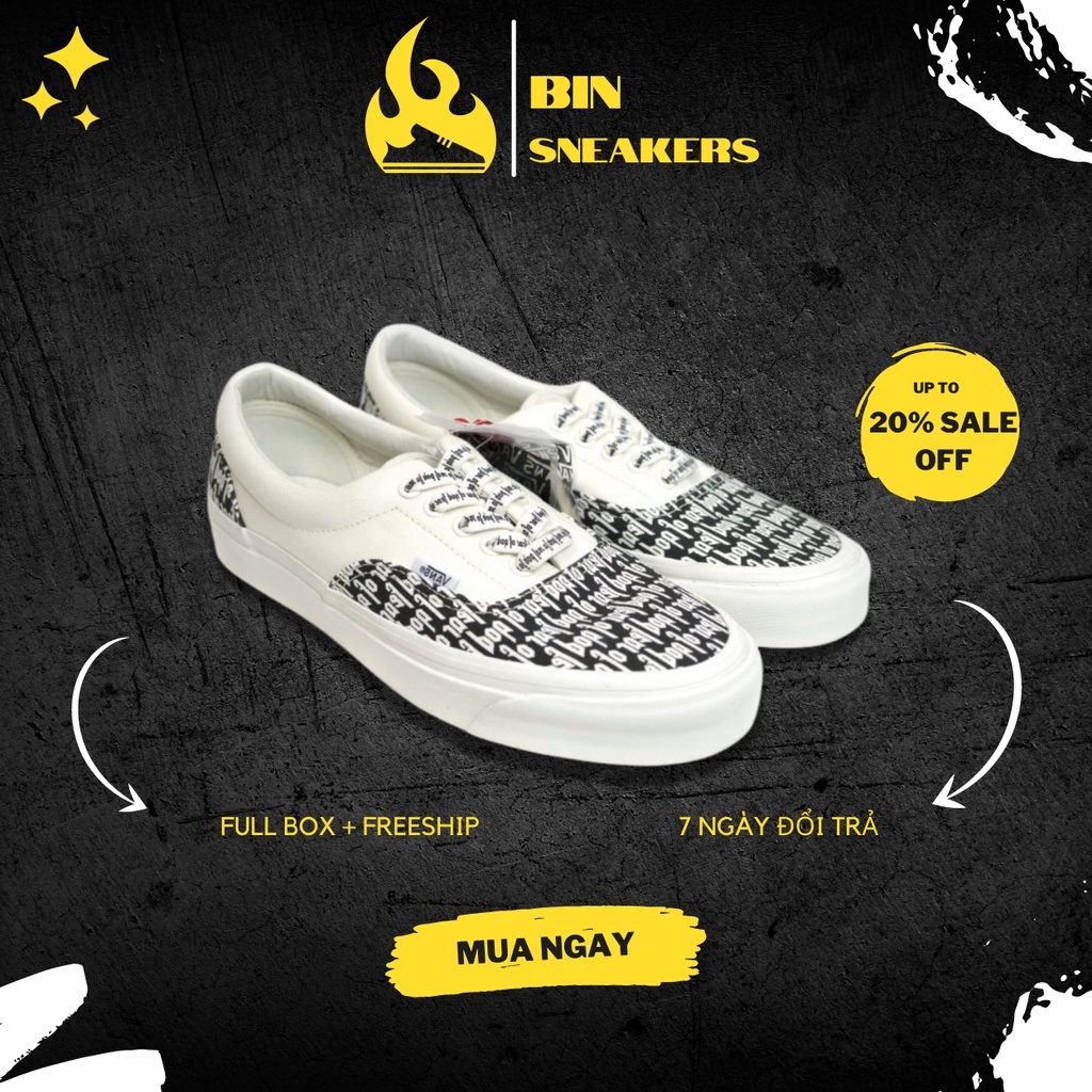 Giày thể thao nam nữ Vans caro lười, Vans caro buộc dây, Vans đen vault, Van Fog nam nữ chuẩn 11 full bill box
