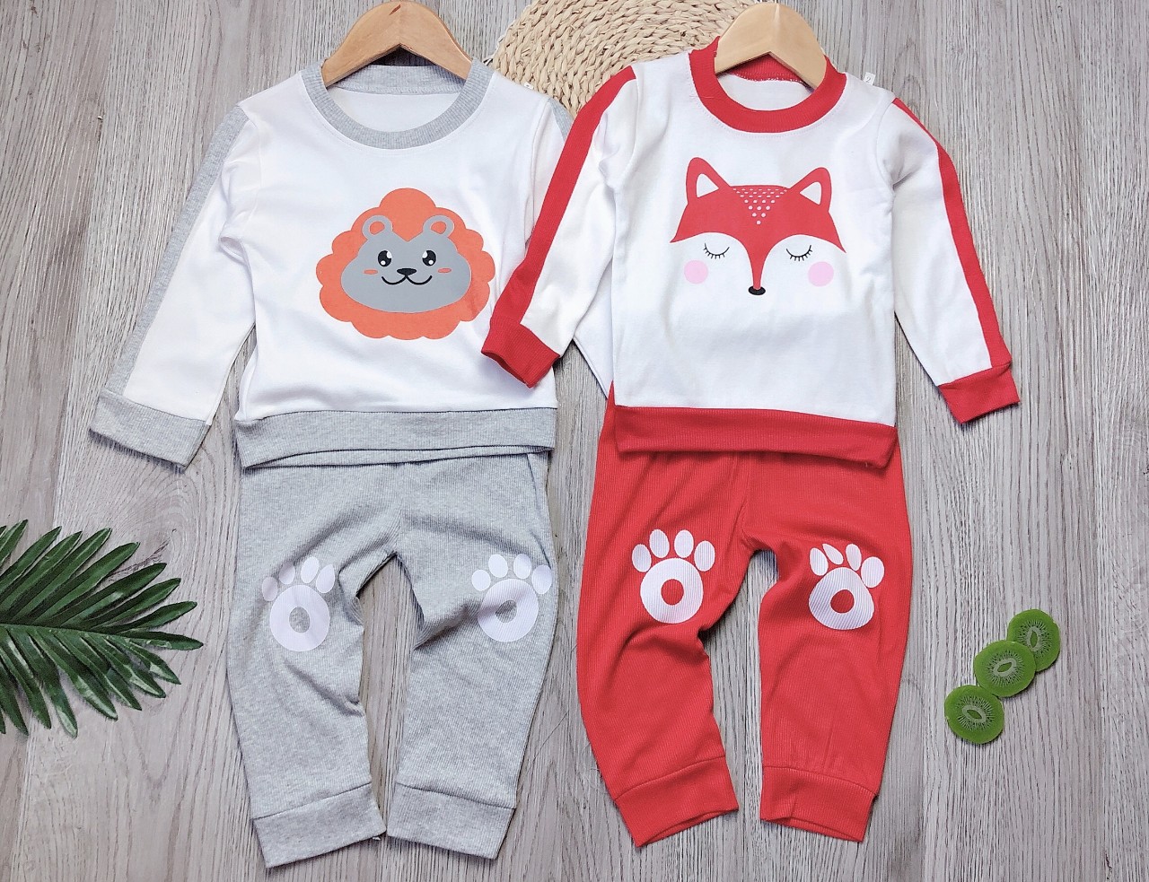 Bộ len tăm cho bé gái/bé trai chất dày dặn