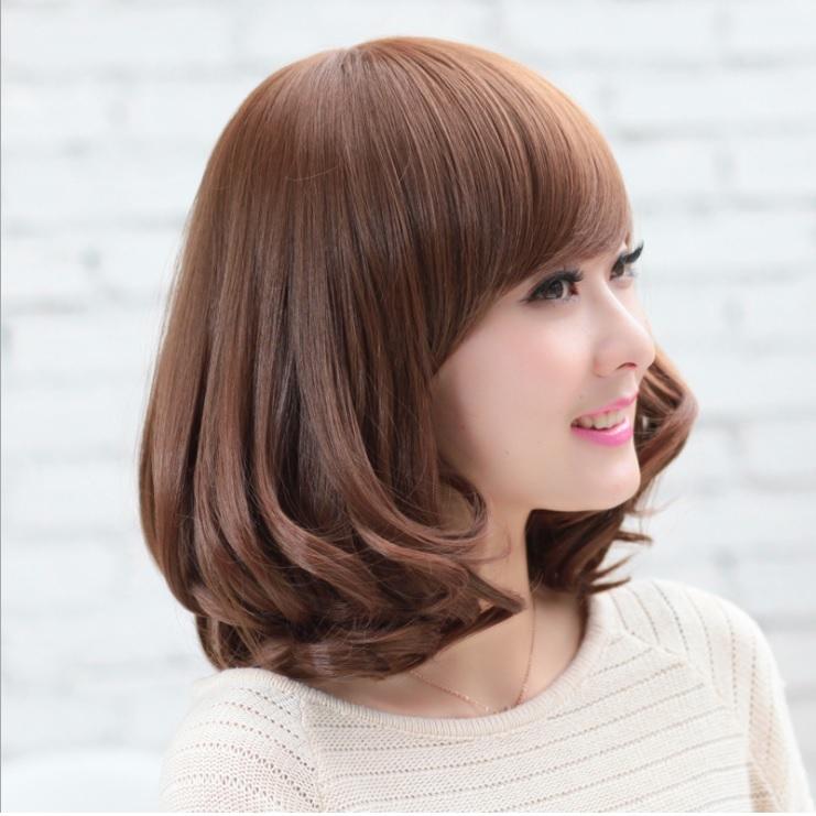 Tóc giả nữ nguyên đầu,tóc giả nữ cao cấp làm bằng tơ mềm mượt như tóc thật (màu vàng) + tặng kèm lưới