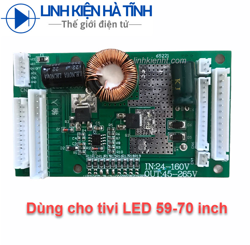 Mạch độ cao áp tivi led bo cao áp led tivi cao áp led từ 26-70 inch