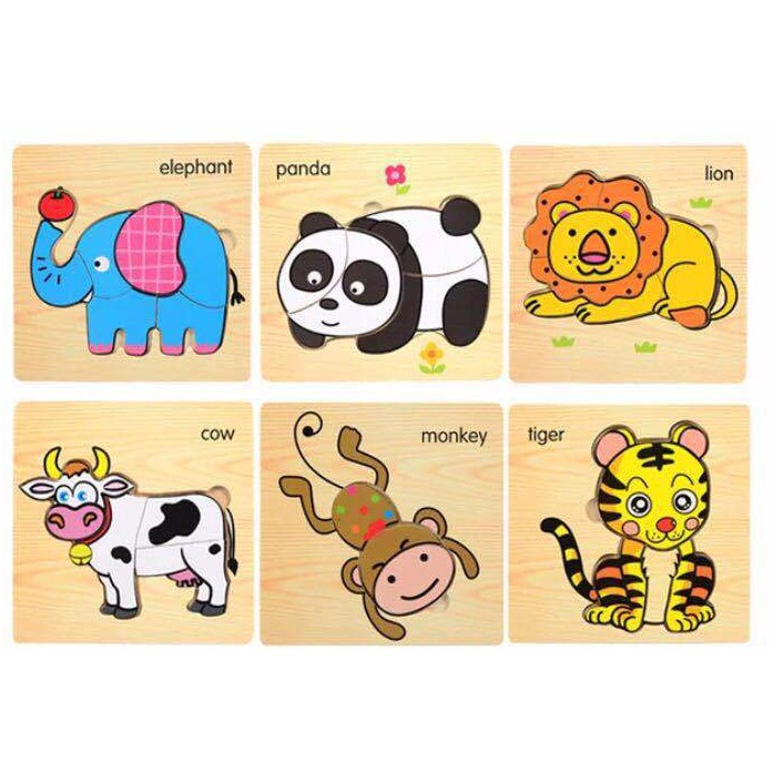 [Hoàn tiền 10%]Ghép Hình Gỗ Cho Bé