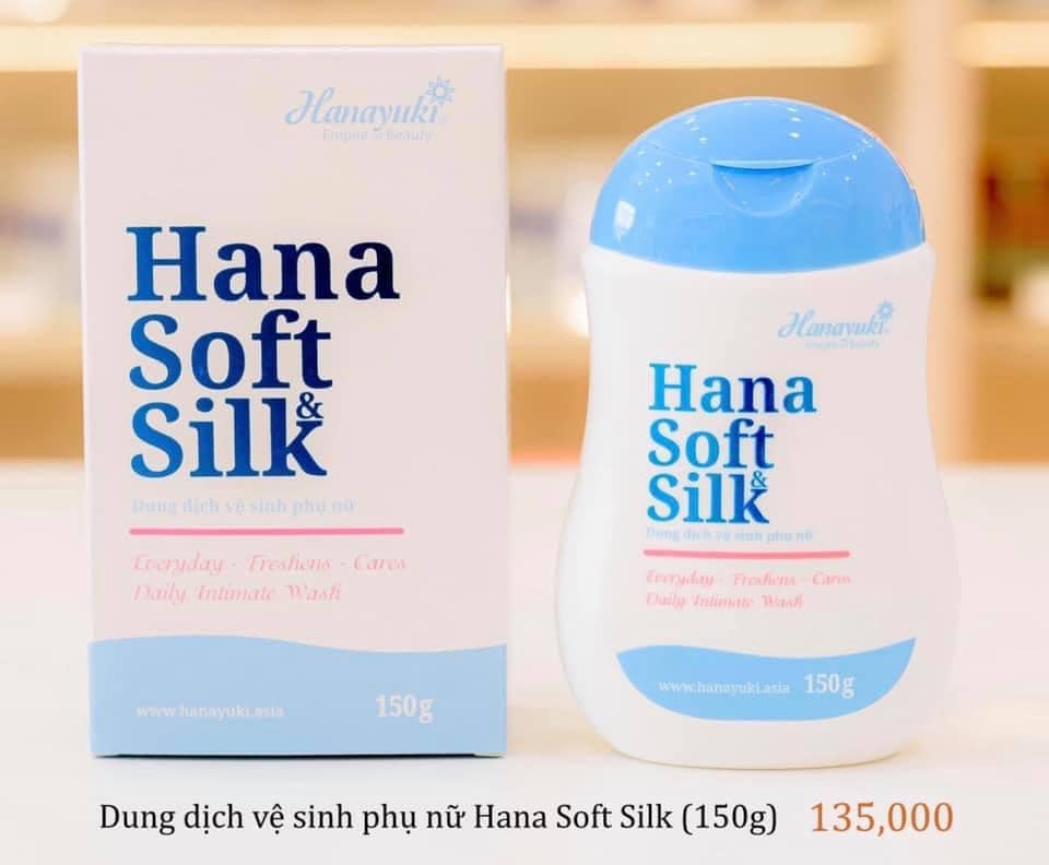 NƯỚC RỬA PHỤ KHOA HANAYUKI 150g ddvs hana soft silk  ( hanasoftsilk ) TriNganShop