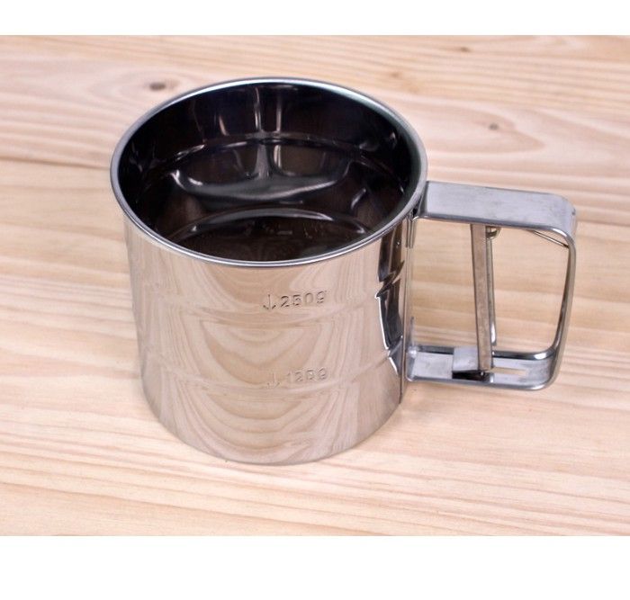 Cốc rây bột [ CAO CẤP ] Ca rây bột inox, dụng cụ làm bánh, nhà bếp