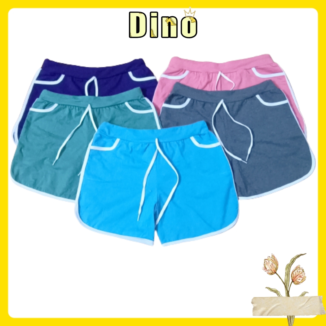 Combo 5 quần đùi thể thao nữ, có Big size lên đến 80kg.