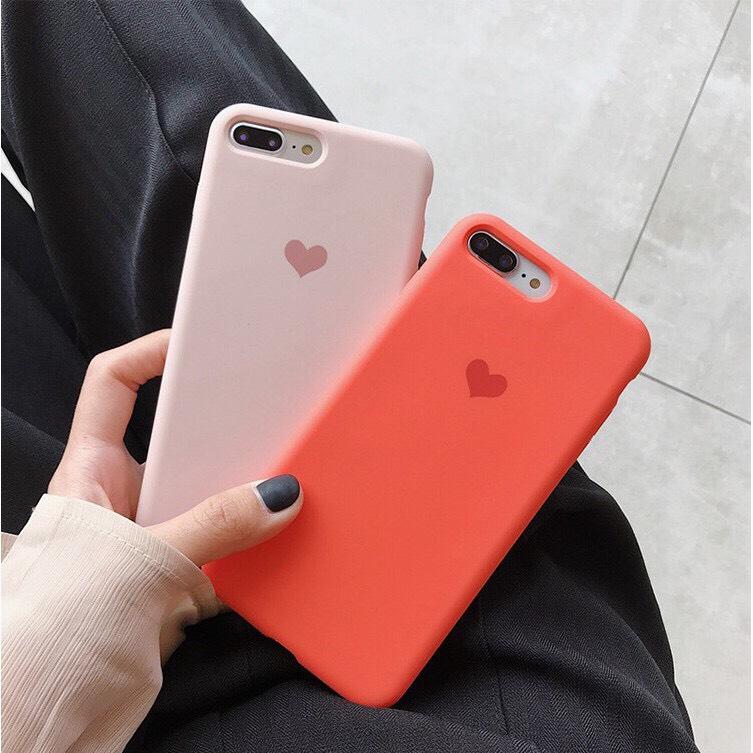 ỐP ĐIỆN THOẠI CHỐNG BẨN LOGO TRÁI TIM - ỐP IPHONE