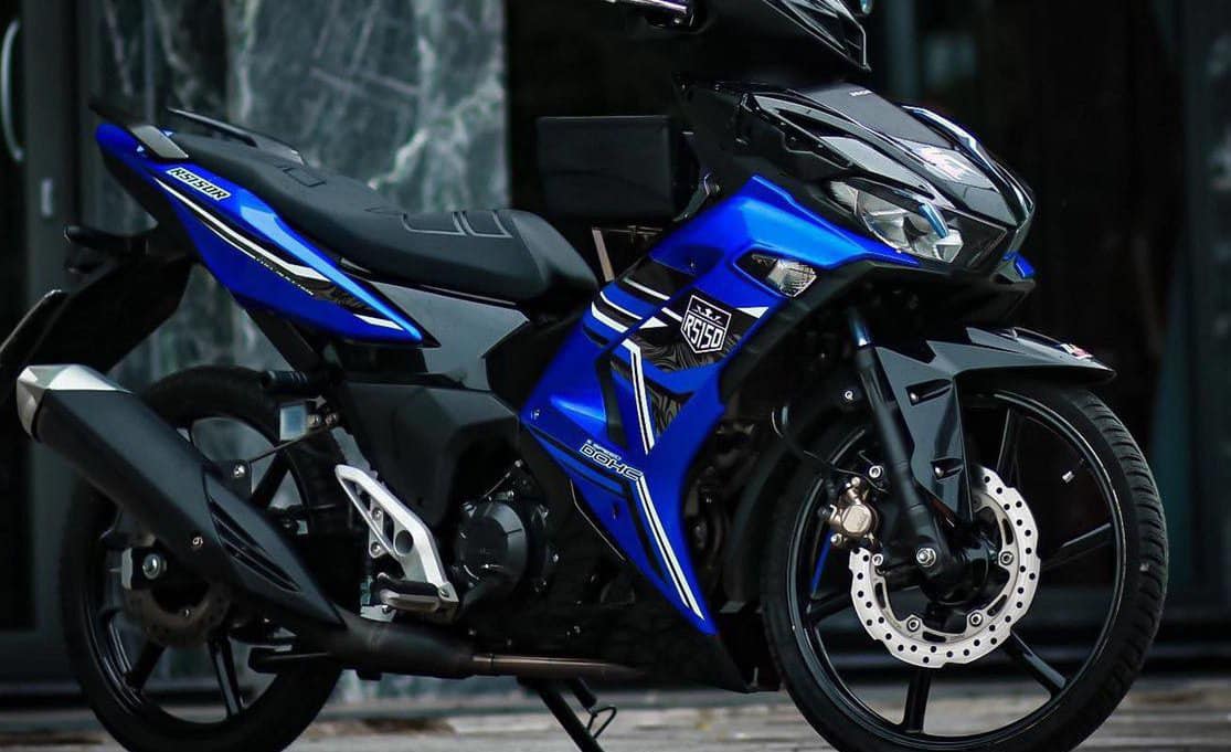 Tem dán xe winner x v3 rs 150 xanh đen