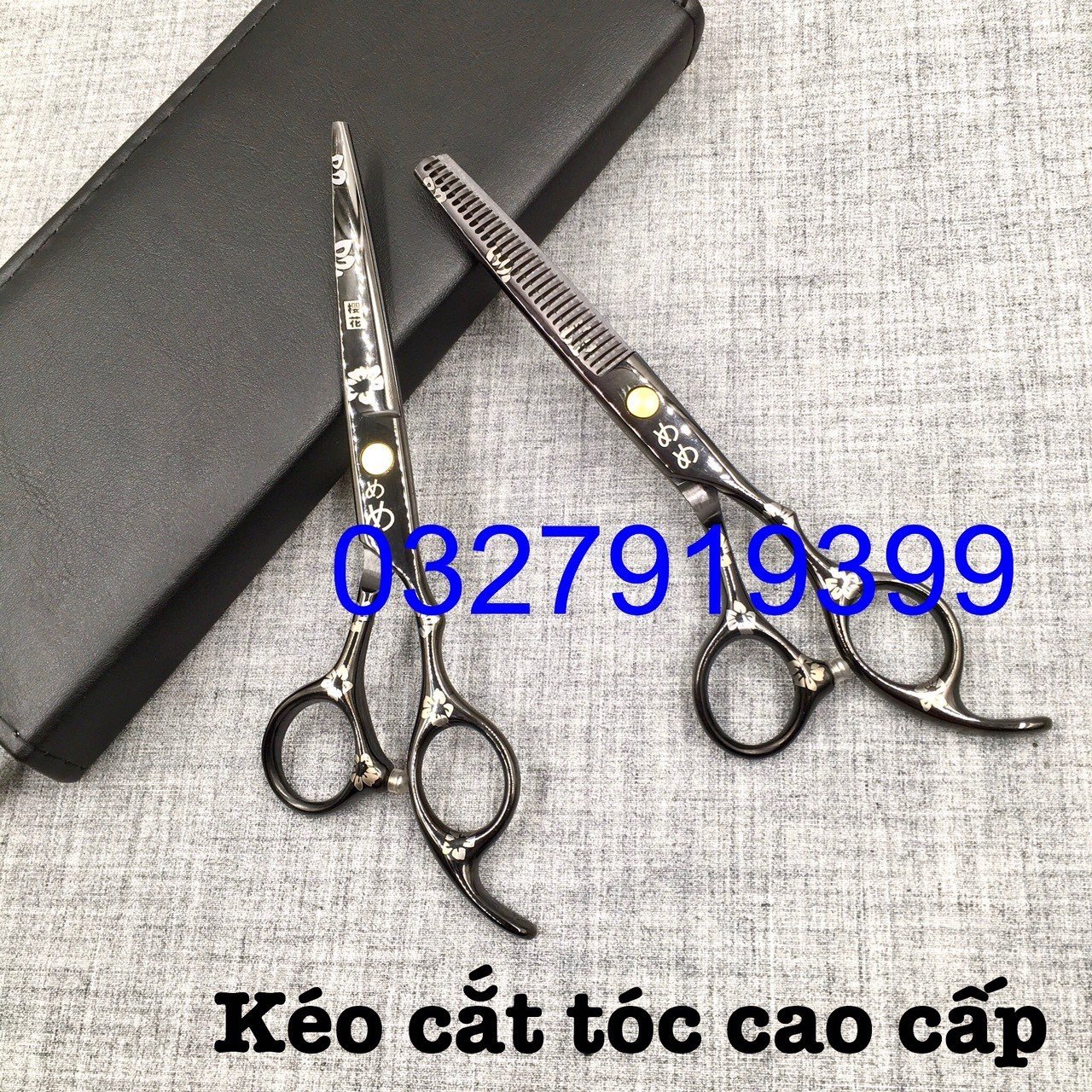 Bộ kéo cắt tỉa tóc Nhật 6.0 ( kéo hoa )