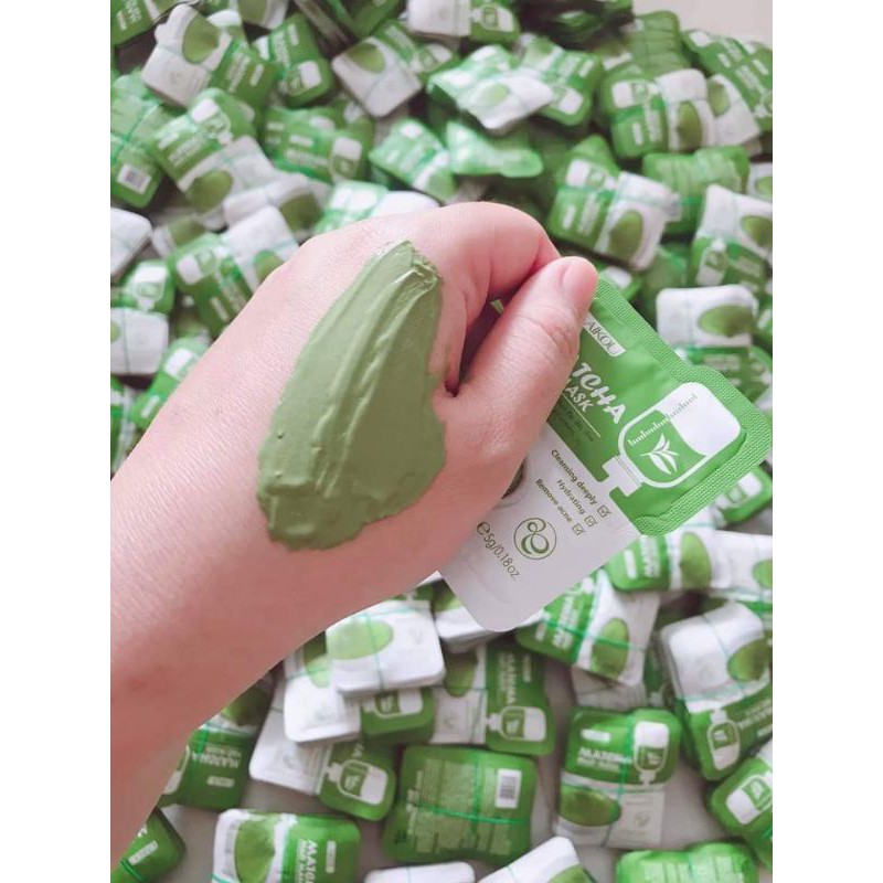 [HCM]MẶT NẠ BÙN MATCHA LAIKOU MUD MASK - GÓI MINI