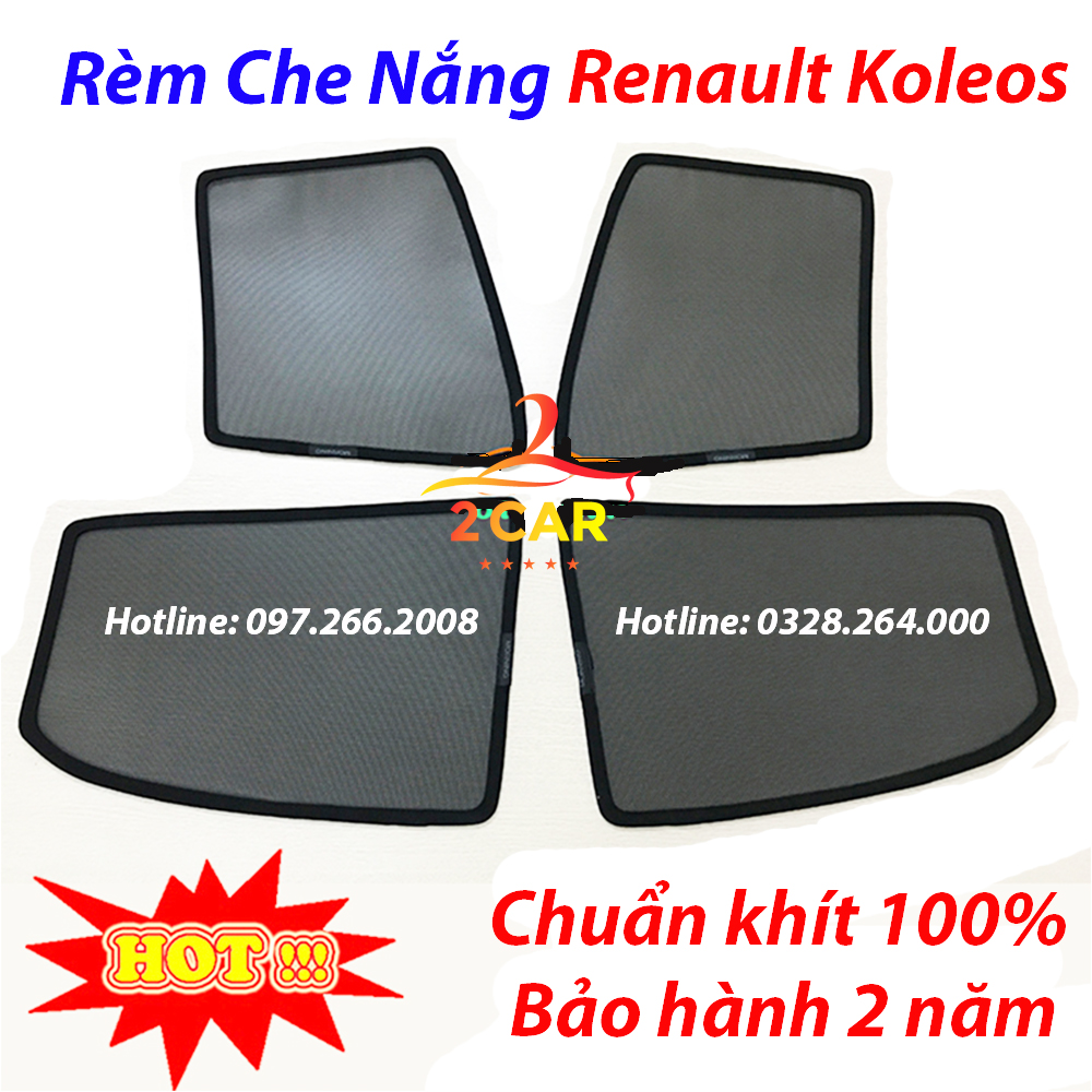Rèm che nắng xe Renault Samsung QM5 có hút nam châm cao cấp