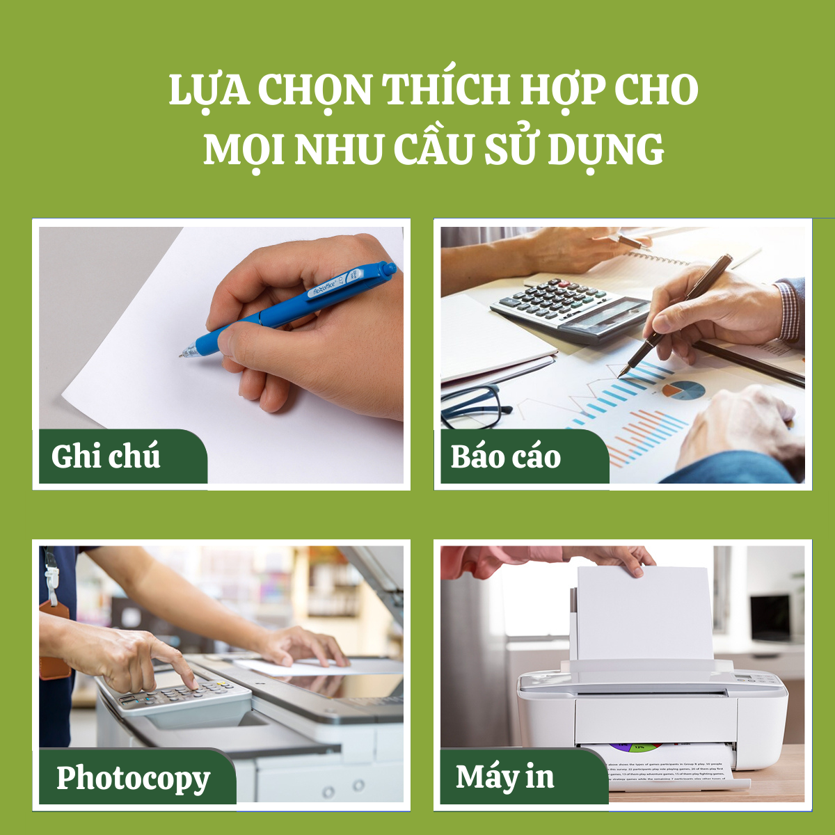 Thùng Giấy in Văn Phòng Supreme 70Gsm Khổ A4/A5 Chính Hãng Thái Lan