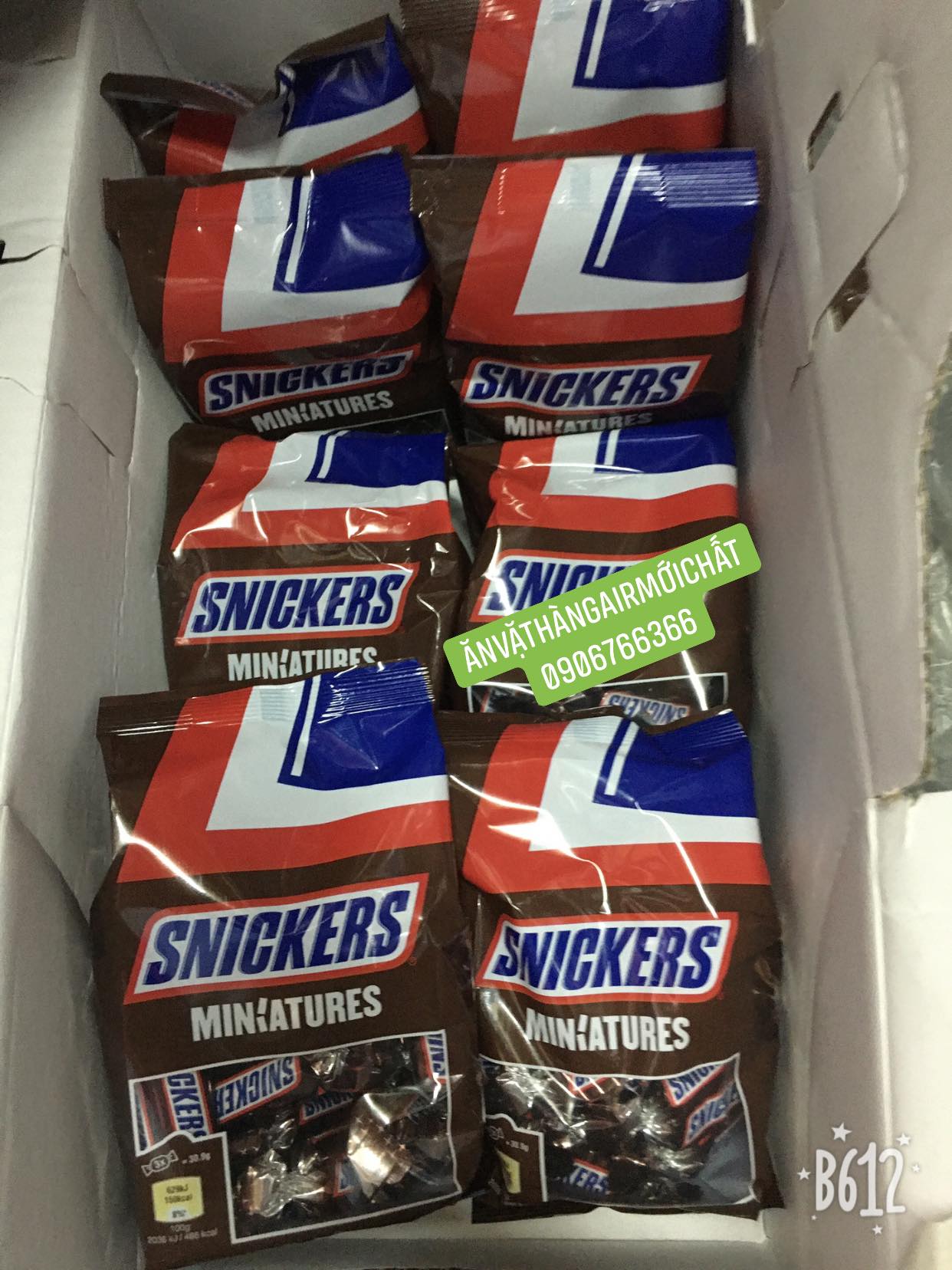 [New March 2026] German Miniature Snickers Chocolate Package 227 Grams - 12 Bars