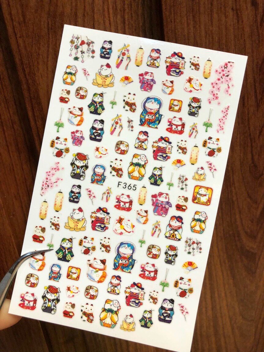 Sticker Dán Móng ,Sticker Trang Trí Tết - Mini Nails