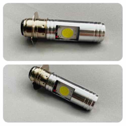 2 Bóng Đèn led  chân m5 cho xe đời cũ sử dụng 2 bóng wave, jupiter, future....