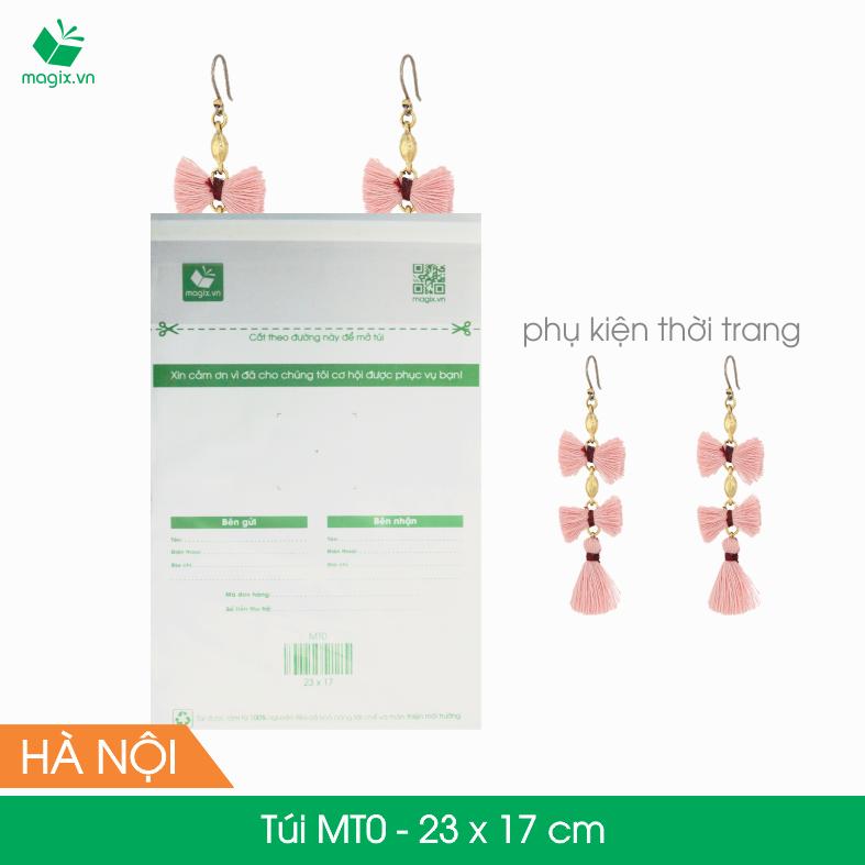 MT0 - 23x17 cm - 100 Túi nilon (tự phân hủy sinh học) đóng hàng