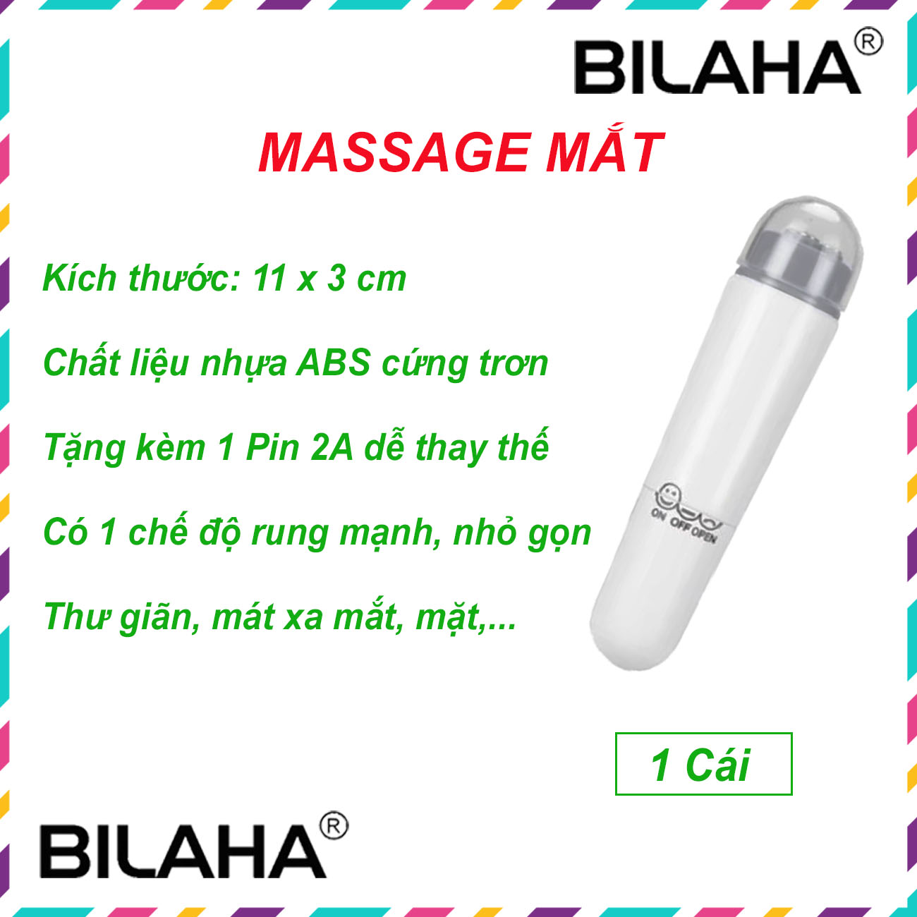 Máy mát xa mắt mini cầm tay