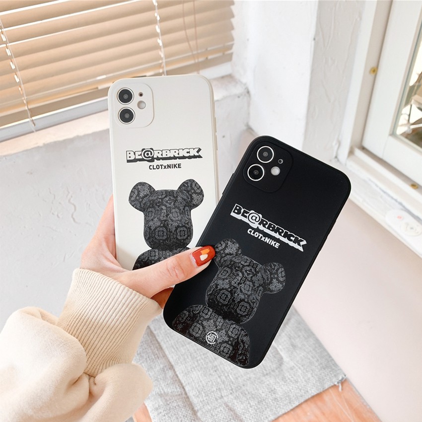Ốp Lưng Iphone Cạnh Vuông BVC Hình Bearrick-Ốp Lưng Iphone Full Đời Máy