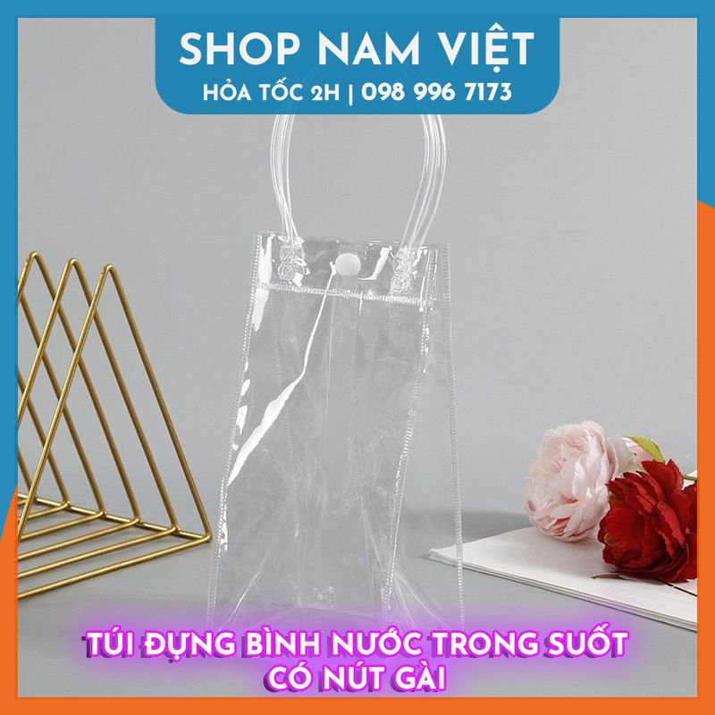 Túi Nhựa Trong Suốt Có Quai Xách Bằng Nhựa PVC | Lazada.vn