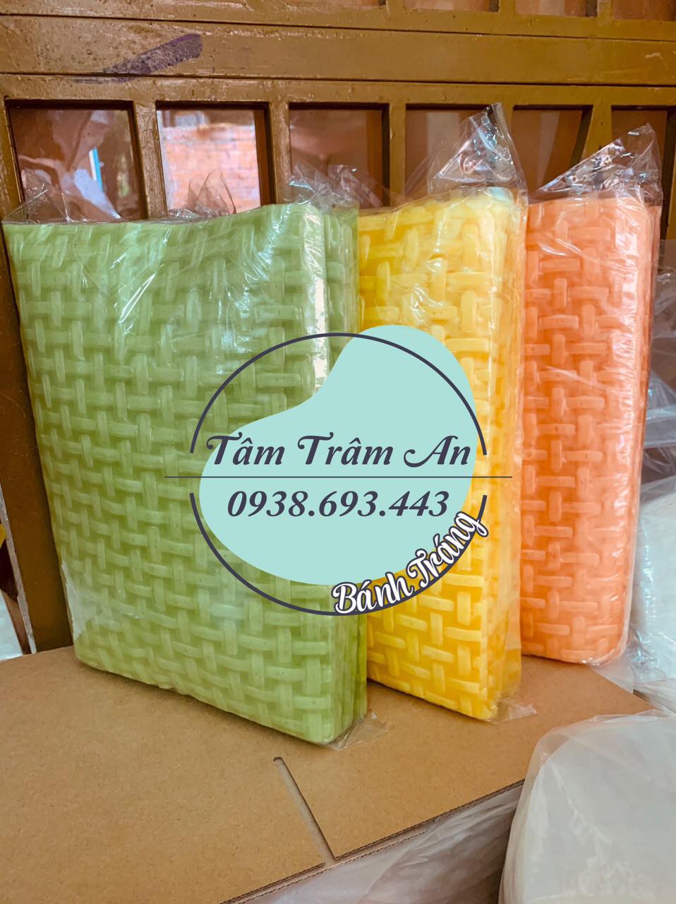 Bánh Tráng mỏng CAM dùng cuốn bơ 1kg (1kg +-110 cái bánh)