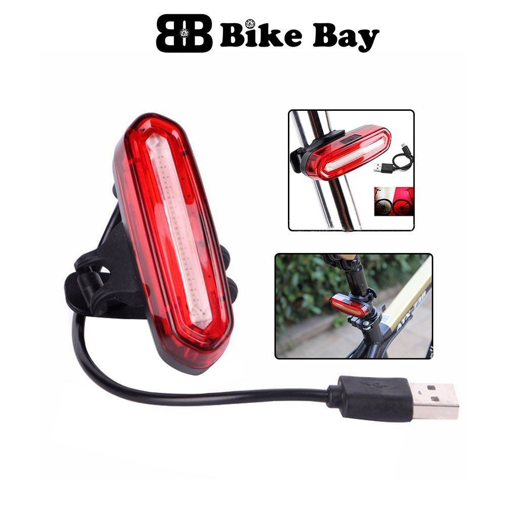 Đèn hậu xe đạp, đèn hậu 6 chế độ 600 MAH