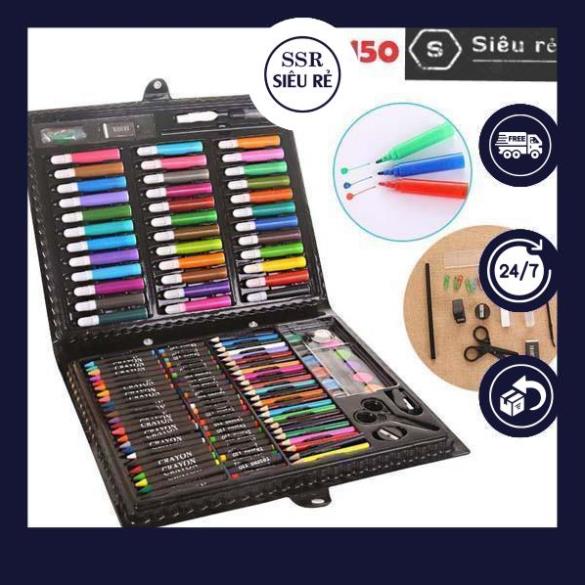 Hộp bút màu 150 món cho bé