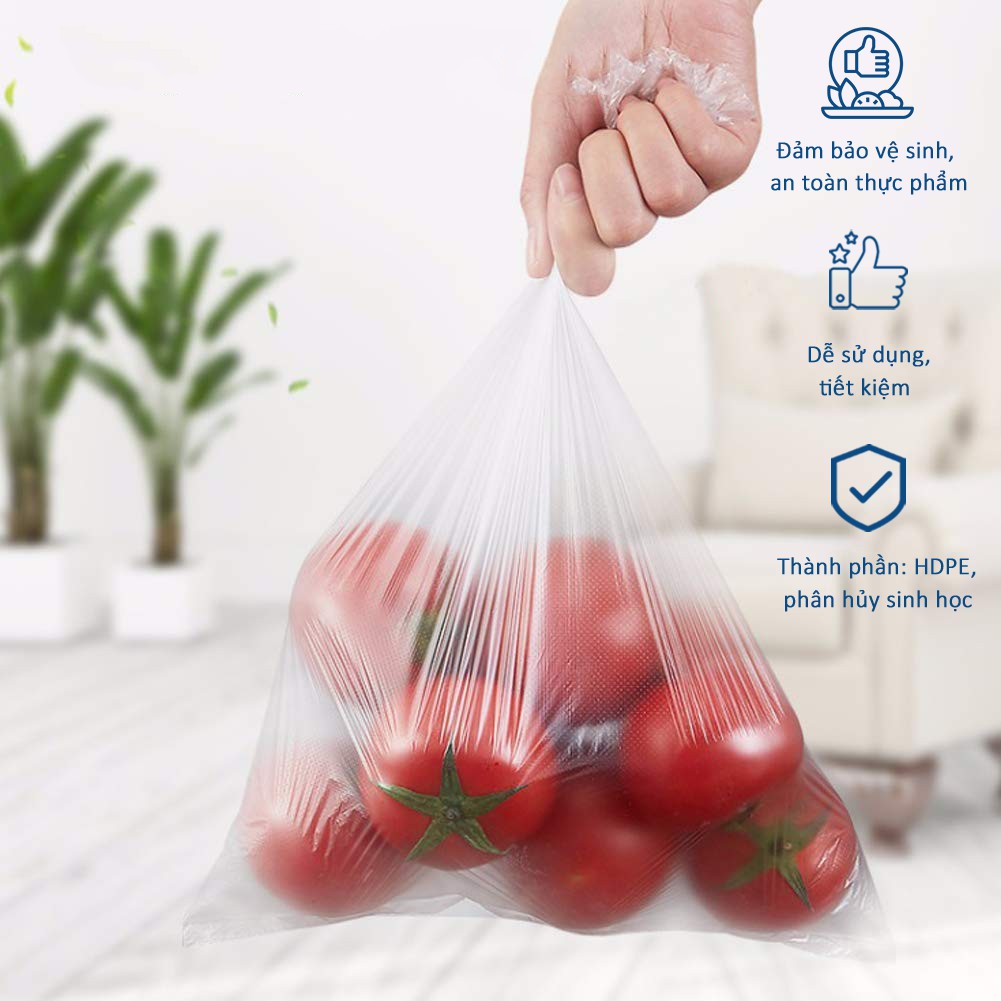 Túi Đựng Thực Phẩm Tự Hủy Sinh Học 20x30cm (Cuộn 120 túi)