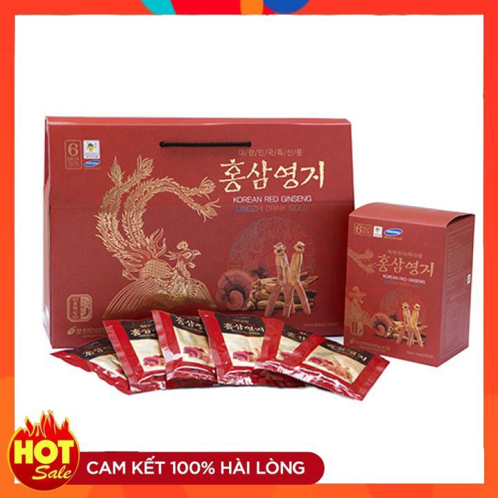 [HCM]Nước Sâm Linh Chi Pocheon 70ml x 30 gói